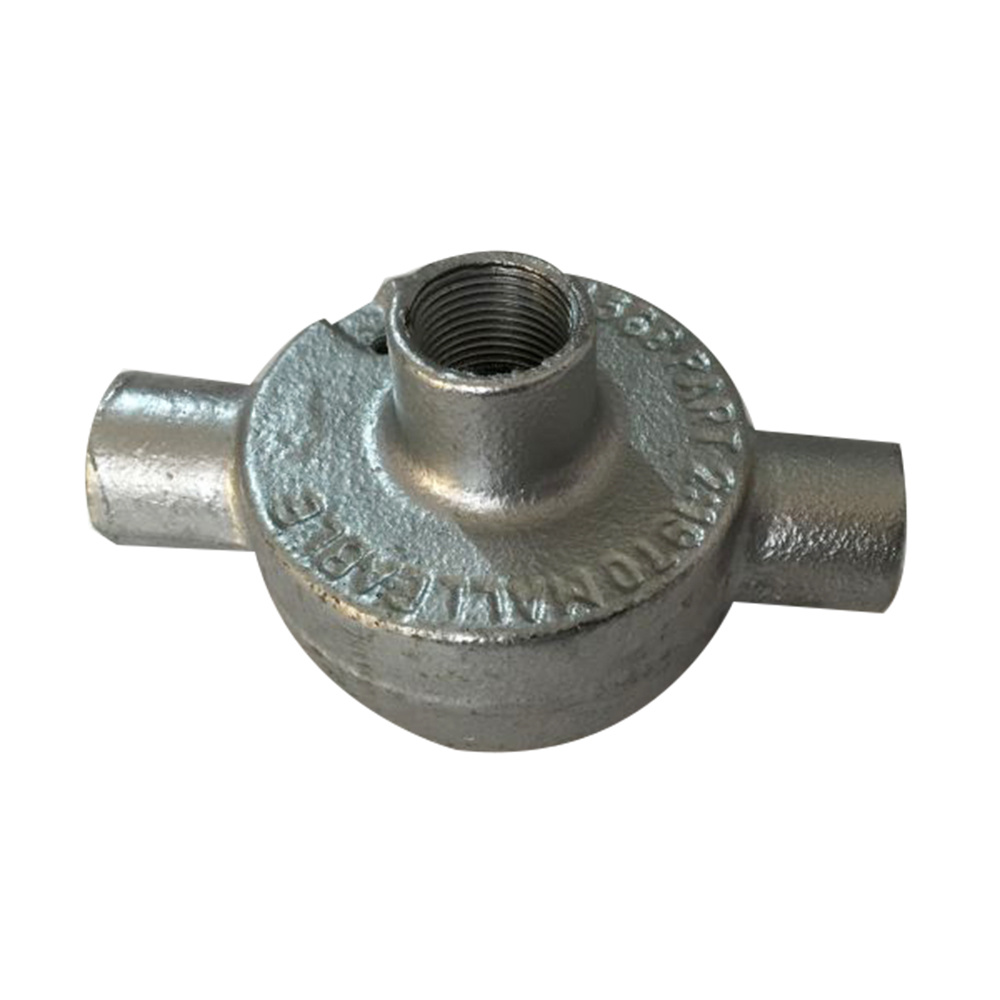 Through Way Malleable Circular Box Back Entry Type 20mm