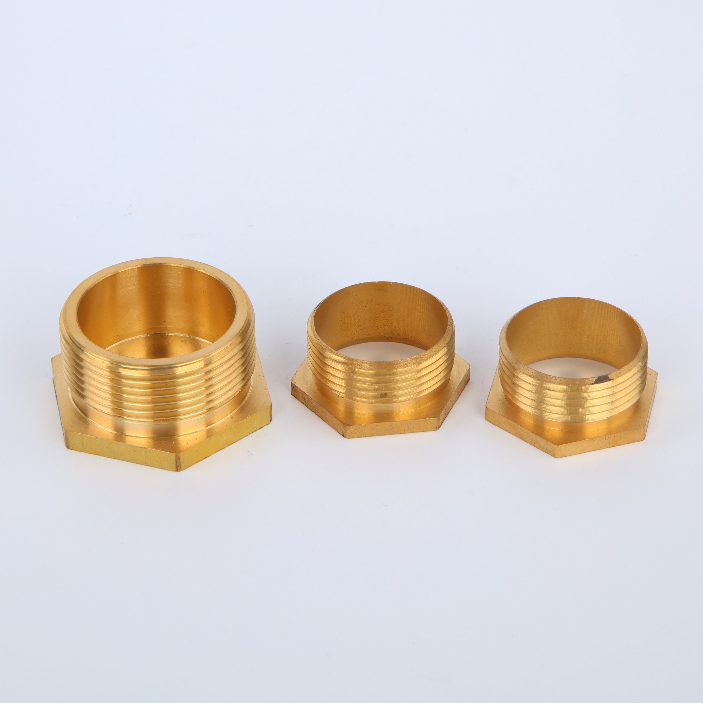 Nickle Plated Flexible Conduit Adatpor Brass Material
