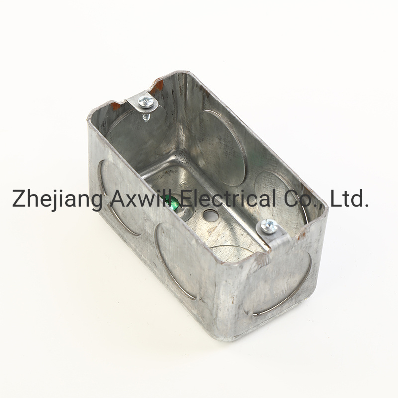 Pan Cover for Steel Outlet Box Round Prefab Using