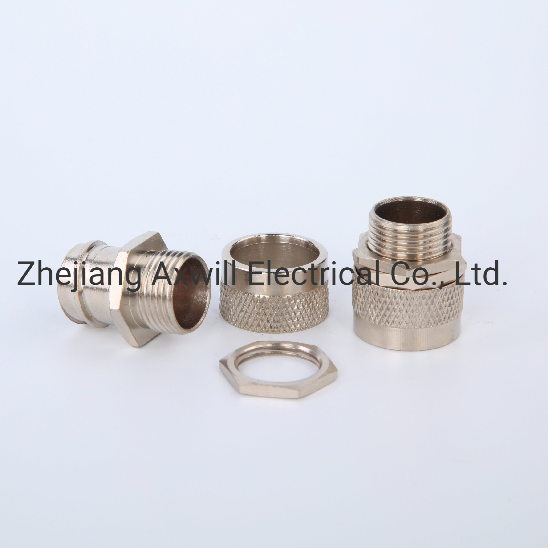 Nickle Plated Brass Adaptor for Flexible Conduit Hose 32mm